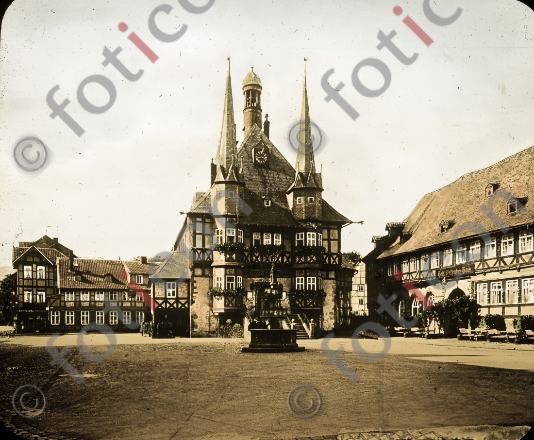 Rathaus in Wernigerode I City Hall Wernigerode - Foto foticon-simon-168-024.jpg | foticon.de - Bilddatenbank für Motive aus Geschichte und Kultur